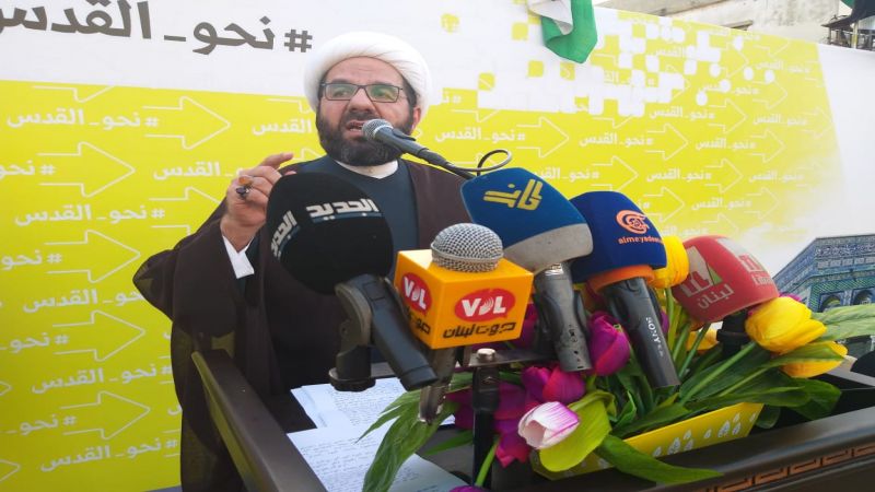 حزب الله نظم مهرجاناً شعبياً بيوم القدس في حارة صيدا
