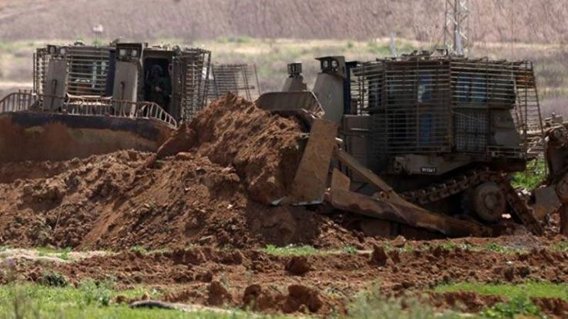 جيش الاحتلال ينشئ سواتر ترابية على حدود غزة‎ خشية الصواريخ