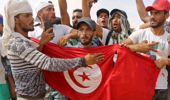 مظاهرات في تونس