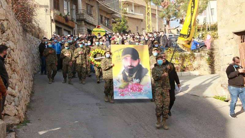 حزب الله يُشيّع فقيد الجهاد والمقاومة علي أحمد هدلا إلى مثواه الأخير في مشغرة