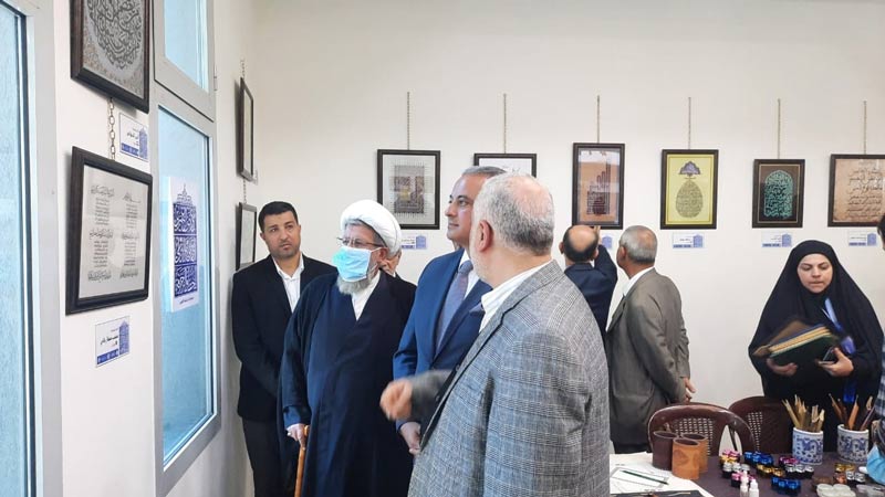 بالصور: افتتاح "معرض الغبيري العربي والدولي للخط والزخرفة" بحضور وزير الثقافة
