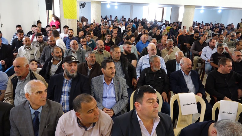 لقاء انتخابي مع مرشحي لائحة "الأمل والوفاء" في الهرمل