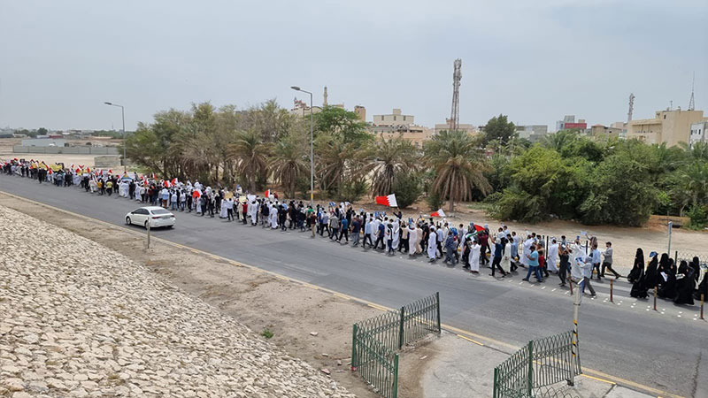 تظاهرات بحرينية حاشدة في يوم القدس والسلطات تستدعي المشاركين فيها