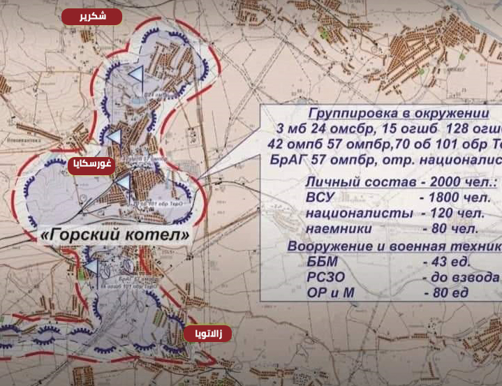 القوات الأوكرانية تنهار: ماذا تحقق من عمليات قوس الدونباس؟