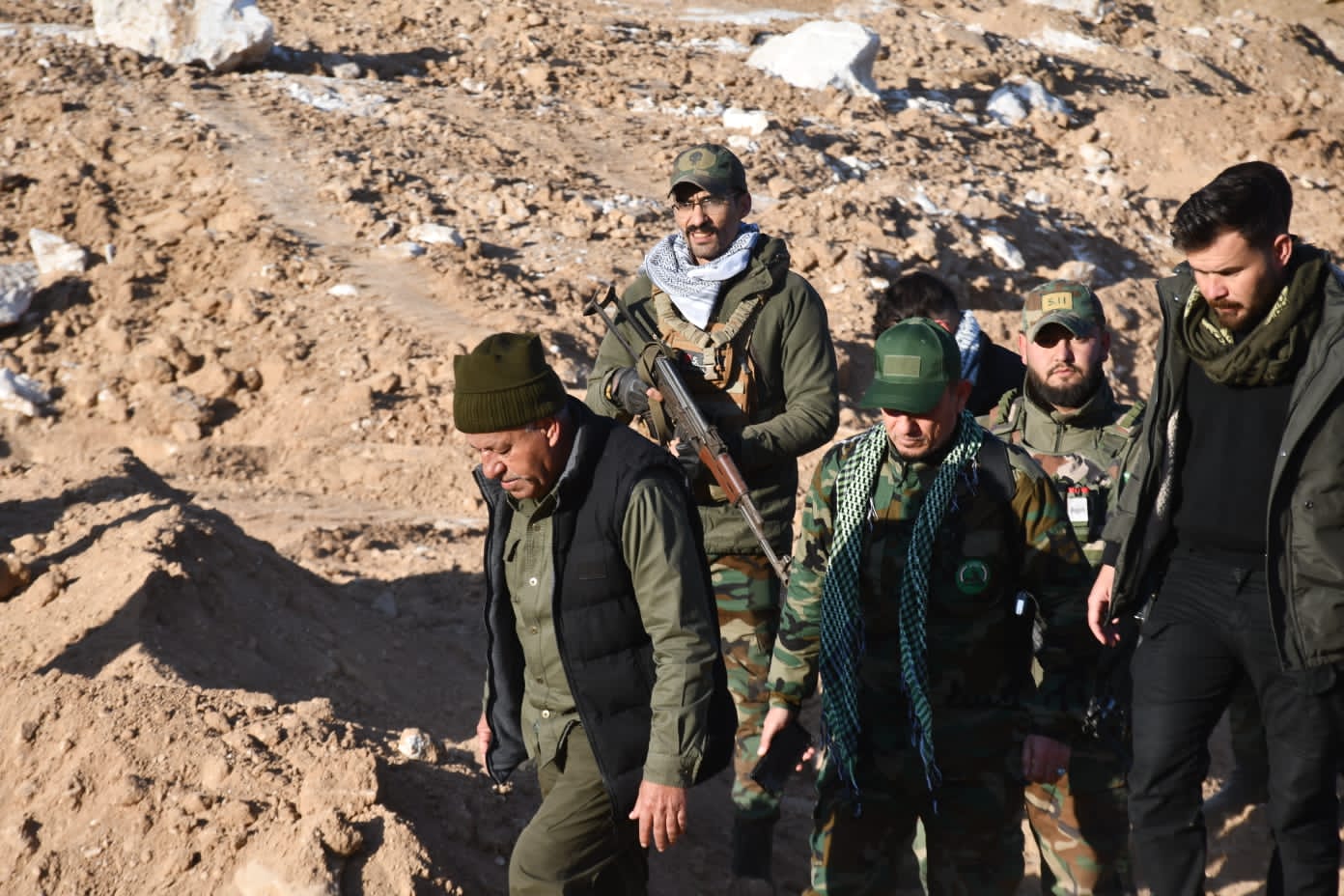 الحشد والجيش العراقي يفجّران مضافة لـ"داعش" غربي محافظة نينوى