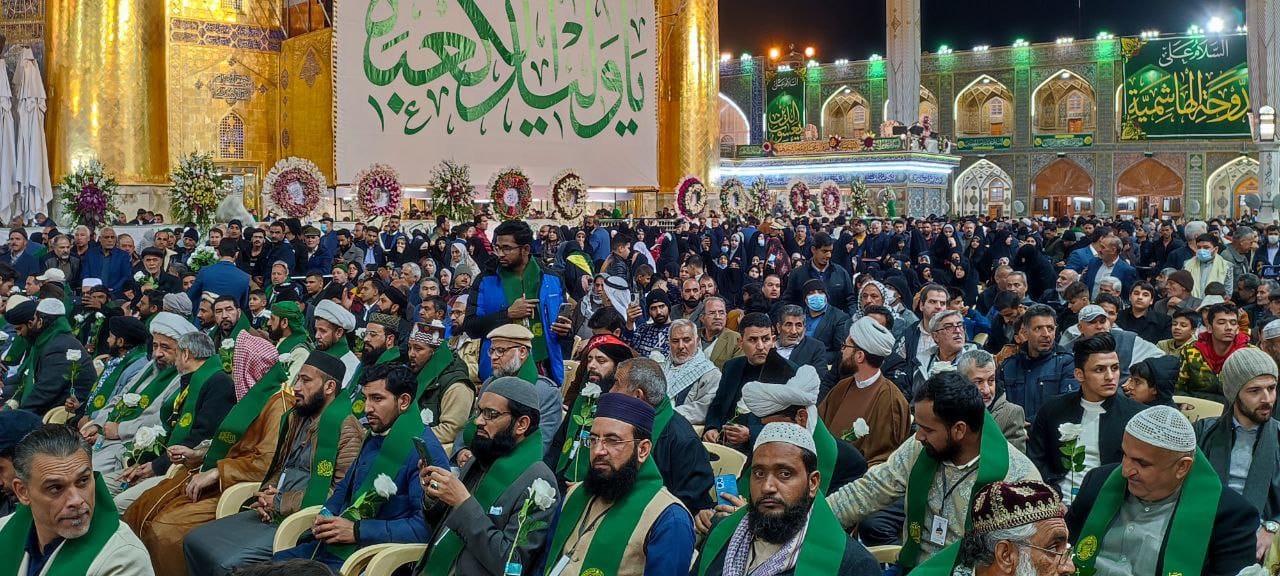 العراق: بالصور.. بدء الاحتفال المركزي للعتبة العلوية المقدسة في النجف الأشرف  