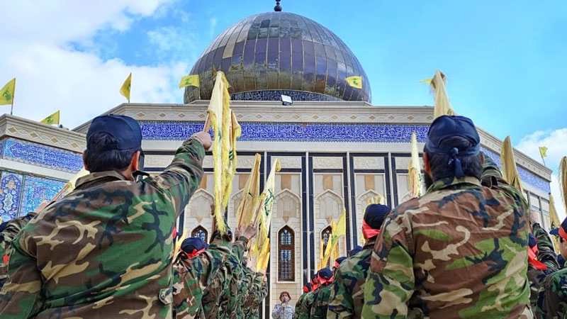 حزب الله يحيي ذكرى القادة الشهداء في النبي شيت