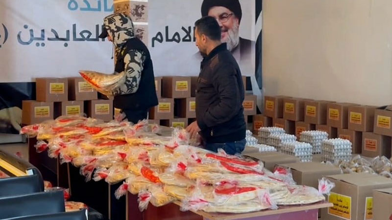 لبنان: حزب الله يواصل حملة مائدة الإمام زين العابدين (ع) في منطقة البقاع
