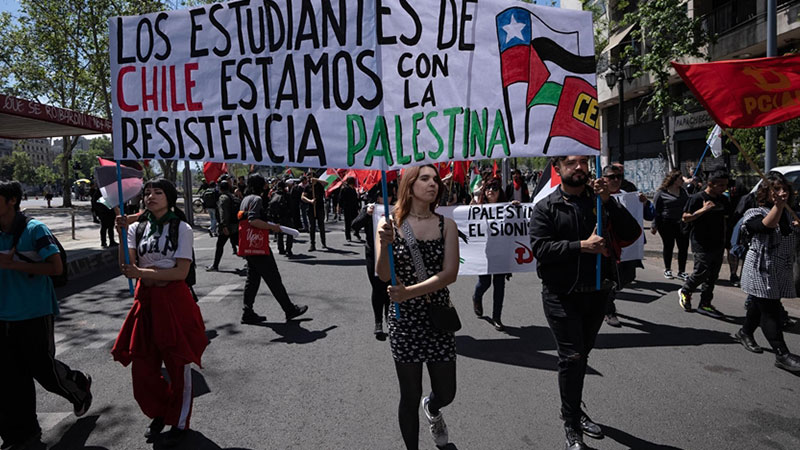 شعوب أميركا اللاتينية تتضامن مع غزة