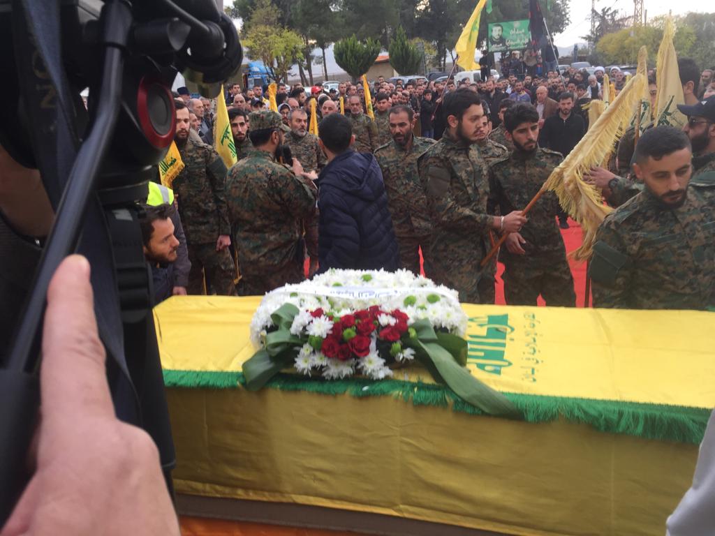 حزب الله يُشيّع الشهيد على طريق القدس أحمد علي أحمد
