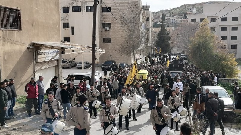 حزب الله يشيّع الشهيد على طريق القدس محمد علي يعقوب في بعلبك