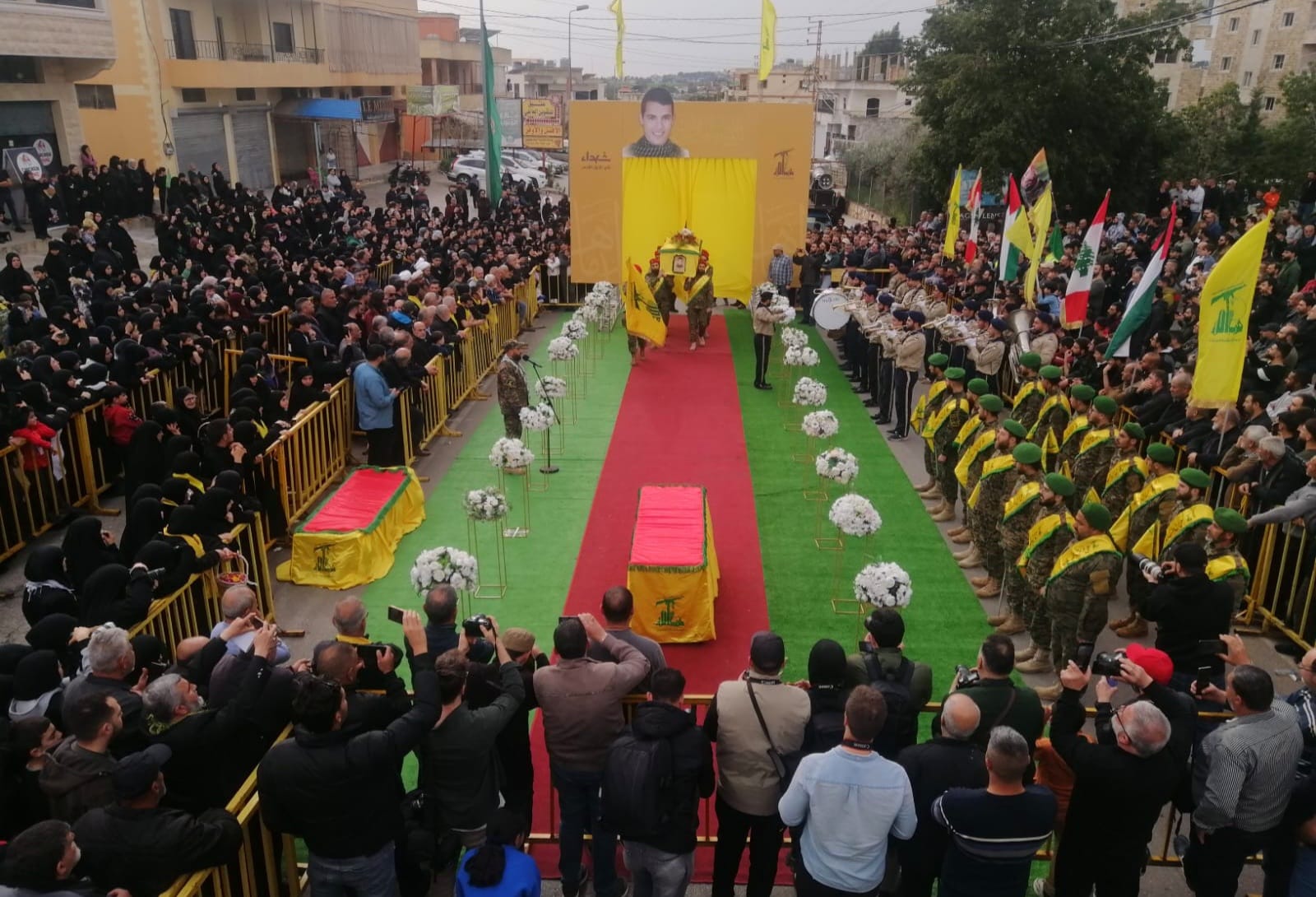 حزب الله يُشيّع الشهيد على طريق القدس علي الأخرس في كفرتبنيت