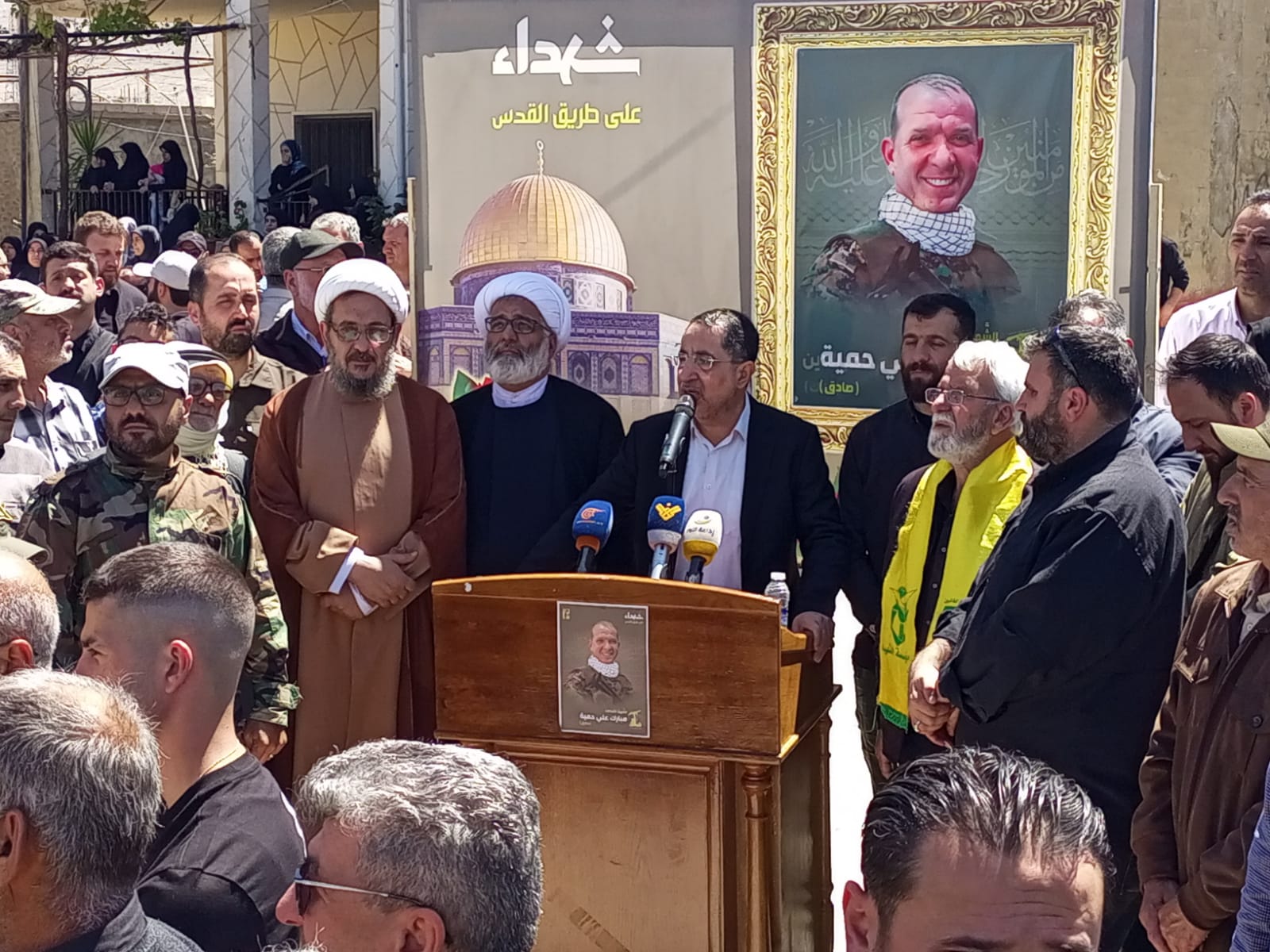 حزب الله وجمهور المقاومة شيّعا الشهيد مبارك علي حميّة "صادق" في طاريا والبزالية